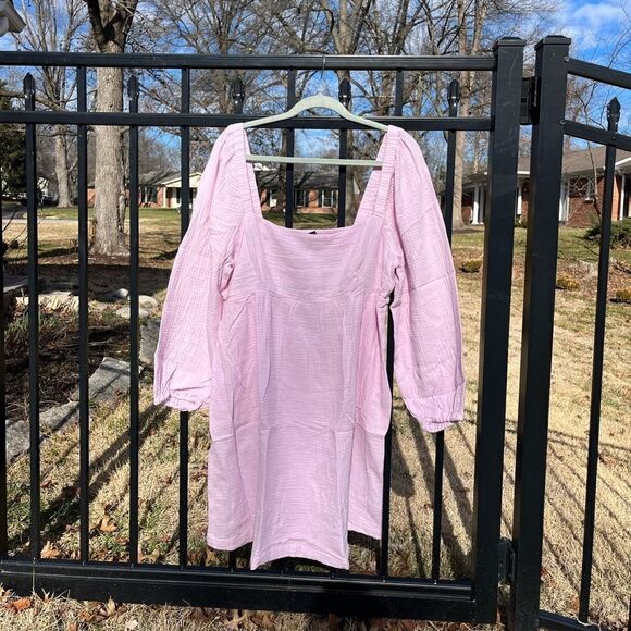 J Crew Square Neck Soft Gauze Dress NWT - Picture 10 of 10